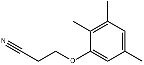 3-(2,3,5-trimethylphenoxy)propanenitrile Struktur