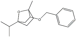 2-(benzyloxy)-4-isopropyl-1-methyl-7-oxabicyclo[2.2.1]heptane Struktur