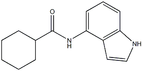 N1-(1H-indol-4-yl)cyclohexane-1-carboxamide Struktur