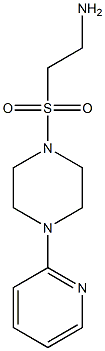 2-[(4-pyridin-2-ylpiperazin-1-yl)sulfonyl]ethanamine Struktur