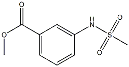 methyl 3-[(methylsulfonyl)amino]benzoate Struktur