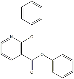 phenyl 2-phenoxynicotinate Struktur