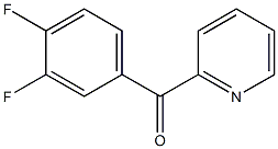 (3,4-difluorophenyl)(pyridin-2-yl)methanone Struktur