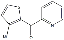 (3-bromothiophen-2-yl)(pyridin-2-yl)methanone Struktur