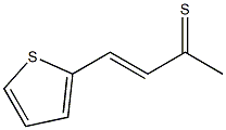 (E)-4-(thiophen-2-yl)but-3-ene-2-thione Struktur