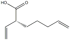 (R)-2-vinylhept-6-enoic acid Struktur