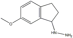 1-(2,3-dihydro-5-methoxy-1H-inden-3-yl)hydrazine Struktur