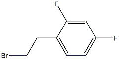 1-(2-bromoethyl)-2,4-difluorobenzene Struktur