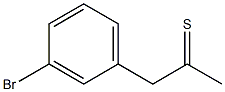 1-(3-bromophenyl)propane-2-thione Struktur