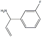 1-(3-fluorophenyl)prop-2-en-1-amine Struktur