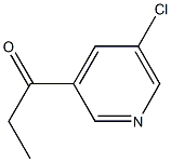 1-(5-chloropyridin-3-yl)propan-1-one Struktur