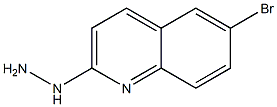 1-(6-bromoquinolin-2-yl)hydrazine Struktur