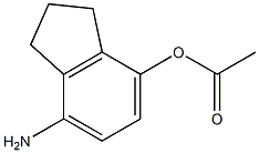 1-(7-Amino-indan-4-yl)-acetic acid Struktur