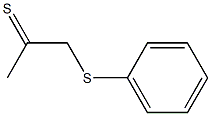 1-(phenylthio)propane-2-thione Struktur