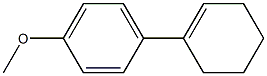 1-cyclohexenyl-4-methoxybenzene Struktur