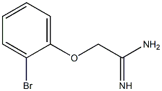 2-(2-bromophenoxy)acetamidine Struktur