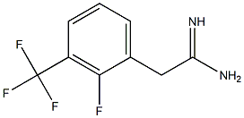 2-(2-fluoro-3-(trifluoromethyl)phenyl)acetamidine Struktur