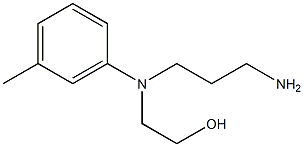 2-(N-(3-aminopropyl)-N-m-tolylamino)ethanol Struktur