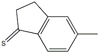 2,3-dihydro-5-methylindene-1-thione Struktur