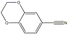 2,3-dihydrobenzo[b][1,4]dioxine-6-carbonitrile Struktur