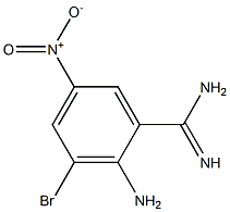 2-amino-3-bromo-5-nitrobenzimidamide Struktur