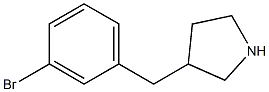 3-(3-bromobenzyl)pyrrolidine Struktur