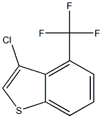 3-chloro-4-(trifluoromethyl)benzo[b]thiophene Struktur