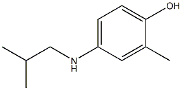 4-(isobutylamino)-2-methylphenol Struktur