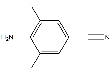 4-amino-3,5-diiodobenzonitrile Struktur