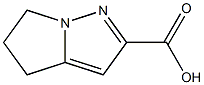 5,6-dihydro-4H-pyrrolo[1,2-b]pyrazole-2-carboxylic acid Struktur