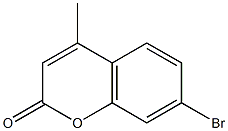 7-bromo-4-methyl-2H-chromen-2-one Struktur