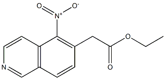 ethyl 2-(5-nitroisoquinolin-6-yl)acetate Struktur