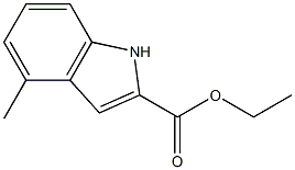 ETHYL 4-METHYLINDOLE-2-CARBOXYLATE Struktur