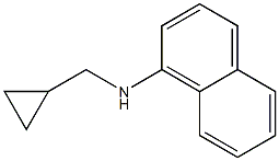 N-(cyclopropylmethyl)naphthalen-1-amine Struktur