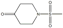 1-(Methylsulphonyl)piperidin-4-one Struktur