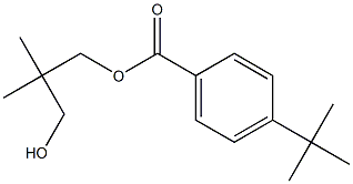 2,2-Dimethyl-1,3-propanediol mono(4-tert-butylbenzoate) Struktur