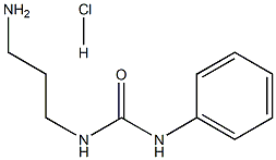 1-(3-Aminopropyl)-3-Phenylurea Hydrochloride Struktur