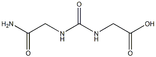 ({[(2-amino-2-oxoethyl)amino]carbonyl}amino)acetic acid Struktur