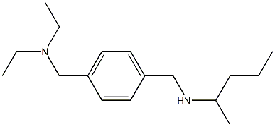 ({4-[(diethylamino)methyl]phenyl}methyl)(pentan-2-yl)amine Struktur