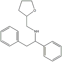 (1,2-diphenylethyl)(oxolan-2-ylmethyl)amine Struktur