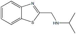 (1,3-benzothiazol-2-ylmethyl)(propan-2-yl)amine Struktur