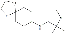 (1-{1,4-dioxaspiro[4.5]decan-8-ylamino}-2-methylpropan-2-yl)dimethylamine Struktur