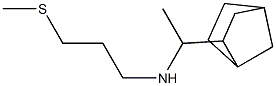 (1-{bicyclo[2.2.1]heptan-2-yl}ethyl)[3-(methylsulfanyl)propyl]amine Struktur