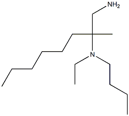 (1-amino-2-methyloctan-2-yl)(butyl)ethylamine Struktur