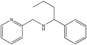 (1-phenylbutyl)(pyridin-2-ylmethyl)amine Struktur