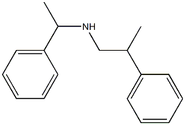 (1-phenylethyl)(2-phenylpropyl)amine Struktur