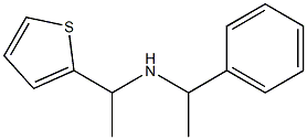 (1-phenylethyl)[1-(thiophen-2-yl)ethyl]amine Struktur