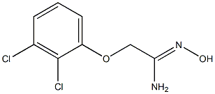 (1Z)-2-(2,3-dichlorophenoxy)-N'-hydroxyethanimidamide Struktur