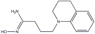 (1Z)-4-(3,4-dihydroquinolin-1(2H)-yl)-N'-hydroxybutanimidamide Struktur