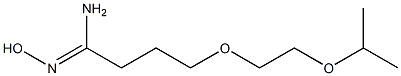 (1Z)-N'-hydroxy-4-(2-isopropoxyethoxy)butanimidamide Struktur